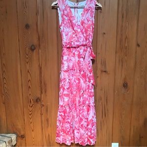 NWT Calvin Klein tiered maxi dress